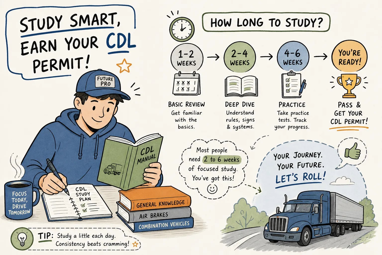 How Long to Study for Your CDL Permit: A Practical Guide