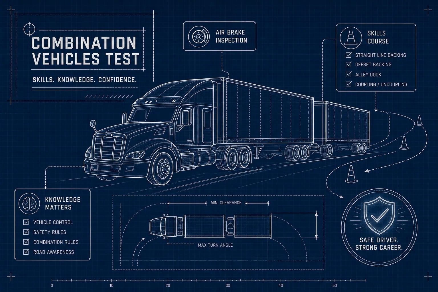 CDL Combination Vehicles Test: What Every Driver Must Know