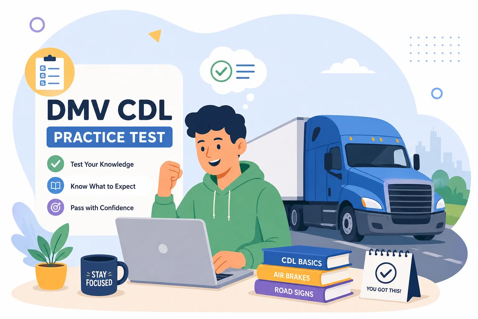 DMV Commercial Driver's License Practice Test: What to Expect