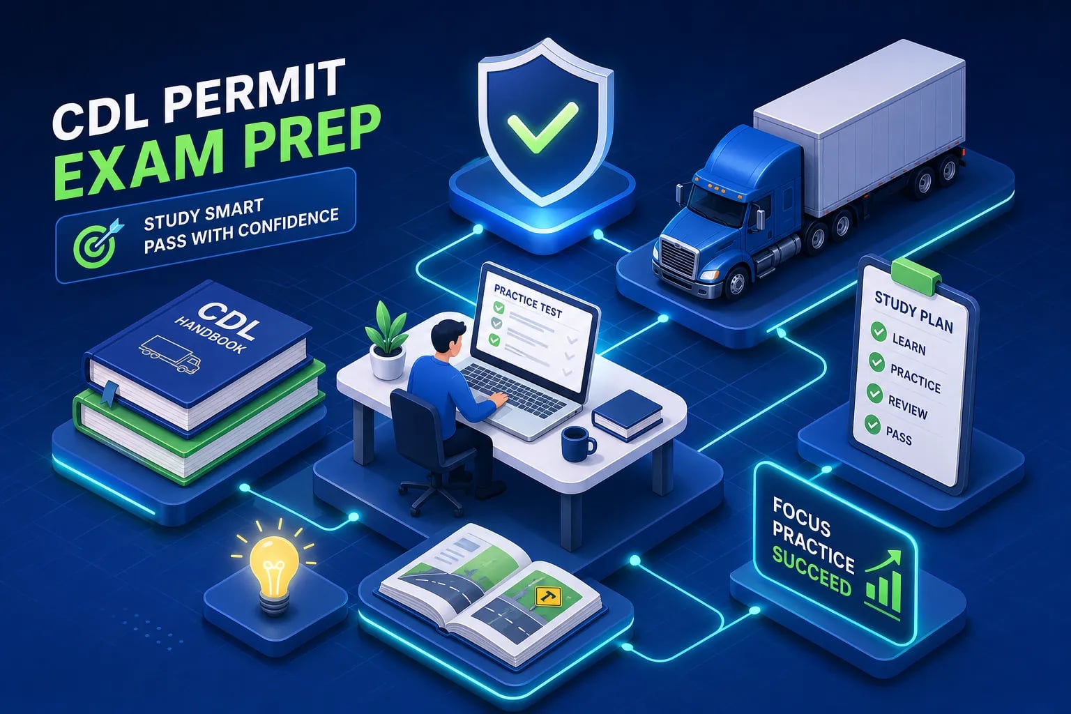 Best Way to Study for the CDL Permit Written Exam