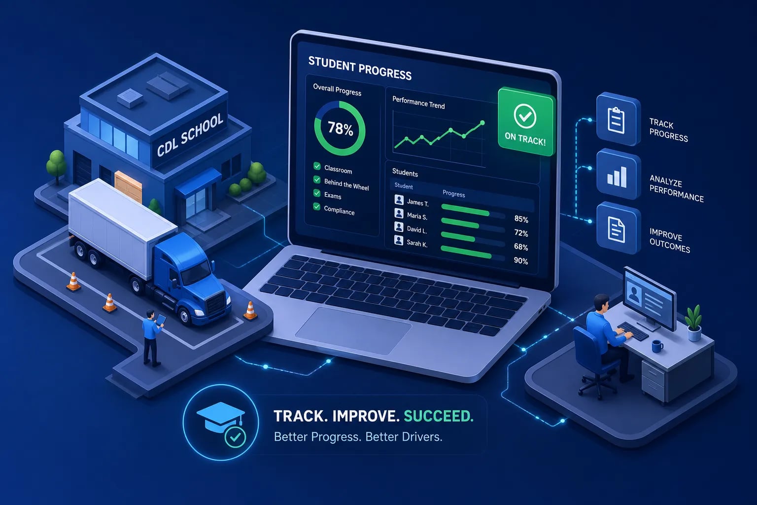 Best Software for CDL Schools to Track Student Progress
