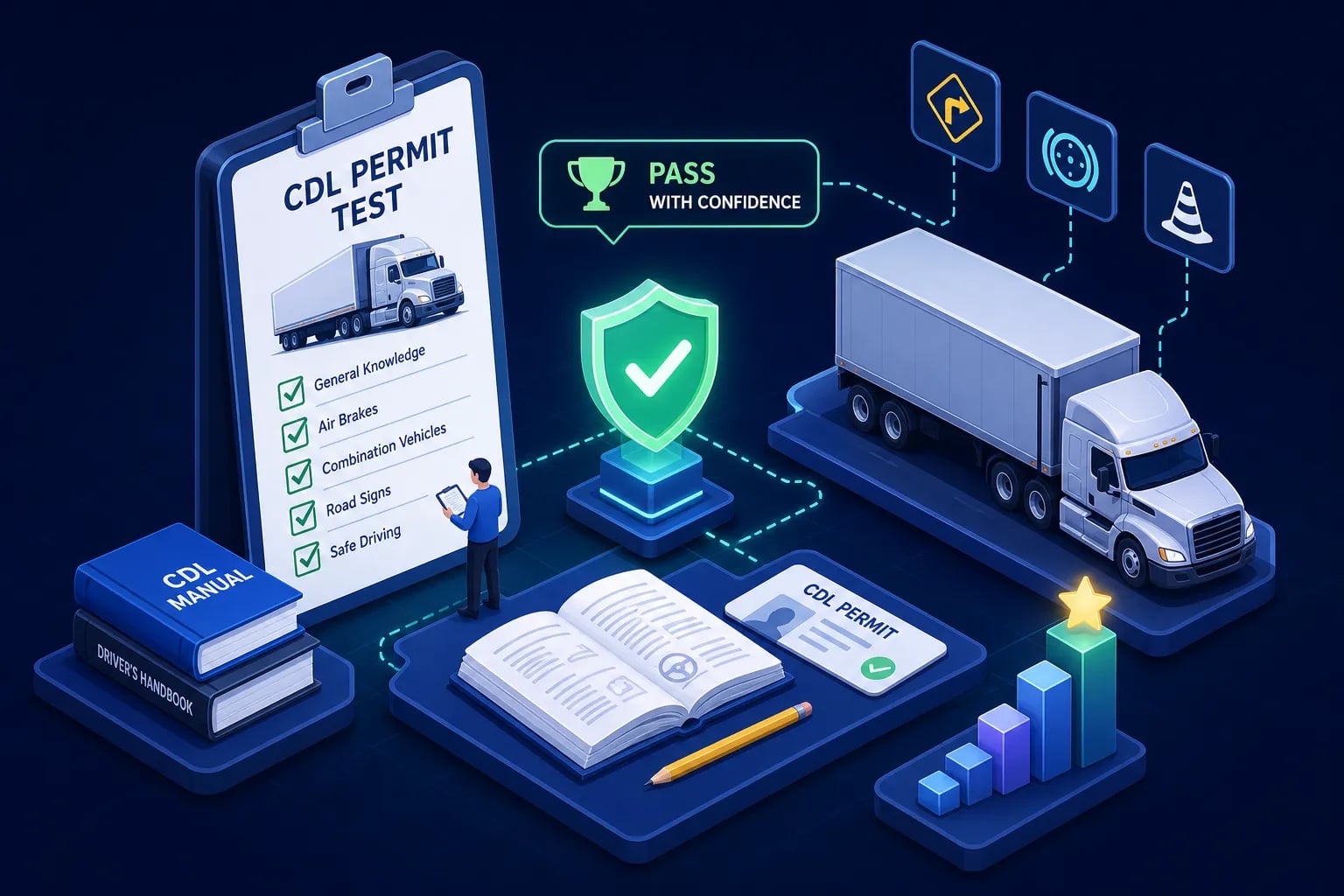 Class A CDL Permit Tests: The Complete Exam Checklist